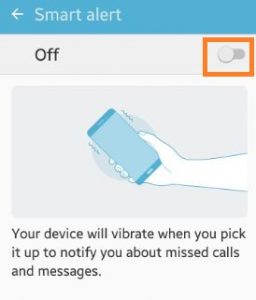 disable-smart-alert-android-phone