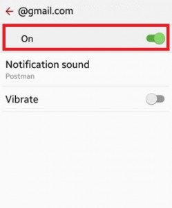 Kuinka ottaa sähköposti-ilmoitukset käyttöön gmail android lollipop