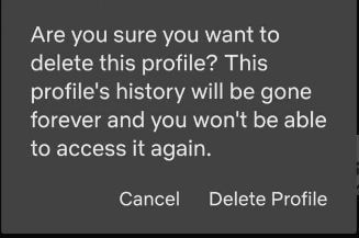 Poista profiili Netflix Androidista