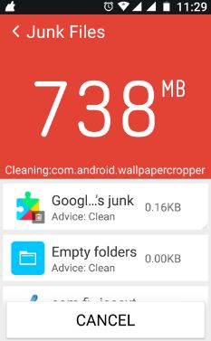 Kuinka käyttää Clean Master Android Nougat 7.0- ja 7.1.2-versioita