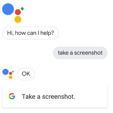 Ota kuvakaappaus Google Assistantin avulla Pixel 3 XL: ssä